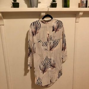All Saints 100% Silk Tunic, Size 6